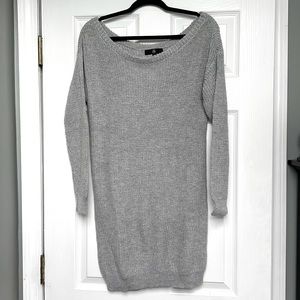 Missguided gray sweater dress